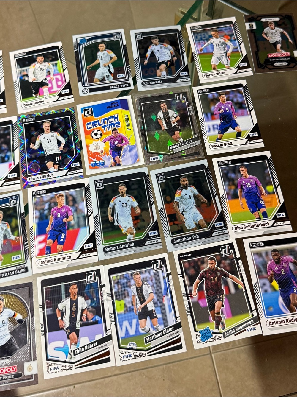 21 Germany  National Team soccer card lot FIFA World Cup Monopoly